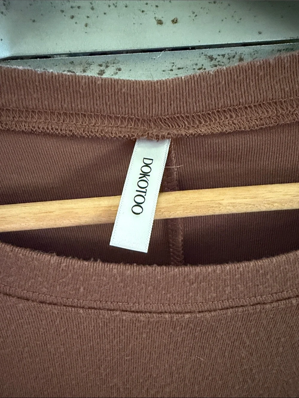 Relaxed Boxy Women's Top in Brown